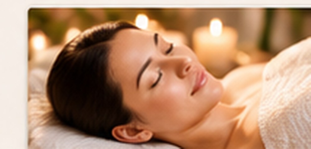 Relaxing spa treatment experience